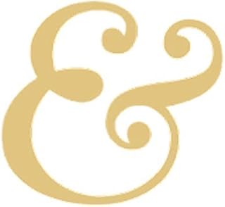 Ampersand Cutout Unfinished Wood Sign Symbol Valentine's Day Wedding Decor Symbol MDF Shaped Canvas Style 2