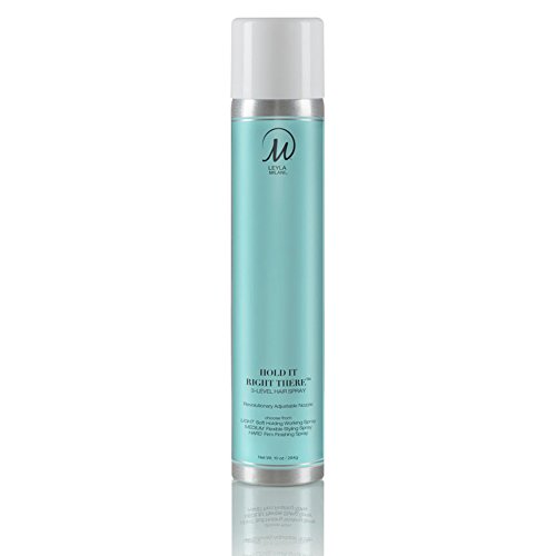 Leyla Milani Hair Styling Spray - Professional Extra Firm Hold Flexible Hairspray, 3-Level Adjustable Nozzle, Best Heat Resistant Anti-Humidity Finishing Hair Sprays, Hold it Right There (10oz)