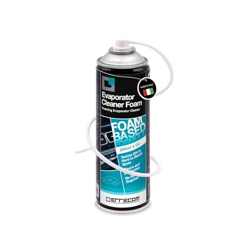 ERRECOM Evaporator Cleaner Foam, 13.6 fl oz, Air Conditioner Foam Cleaner, 400 mL Aerosol Can