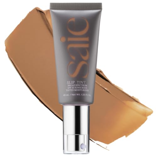 Saie Slip Tint Tinted Sunscreen for Face, SPF 35, Six (1.35 oz)
