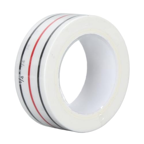 4 Pcs Diagonal Seam Tapes 1/4 Inch 32.8ft Straight Sewing Basting Tape Self Adhesive Seam Guide Tape for Sewing Instruction