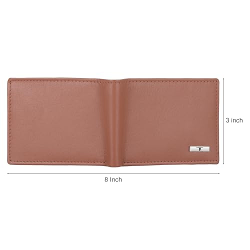 Image of URBAN FOREST Fred Aniline Rust Leather Wallet for Men