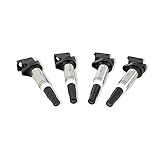 Mishimoto Ignition Coil Compatible With BMW M54, N20, N52, N54, N55, N62, S54, S62 2002+, Set of 4