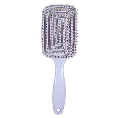 Peine masajeador antiestático para cabello púrpura miniatura 1