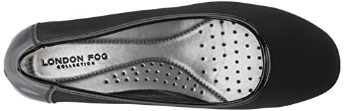 London Fog Chester Neoprene Dress Shoe Black/Neoprene 9 #TOP4