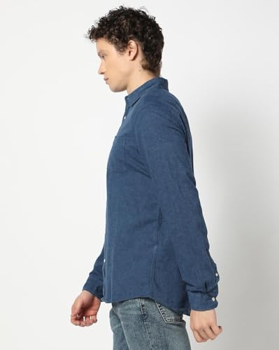 Image of GAP Men's Solid Regular Fit Shirt