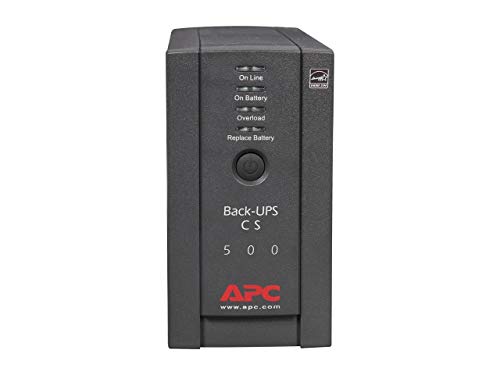 APC 500VA/300W Backup Battery Power Supply for Computers, Wi-Fi | BK500BLK - image 2