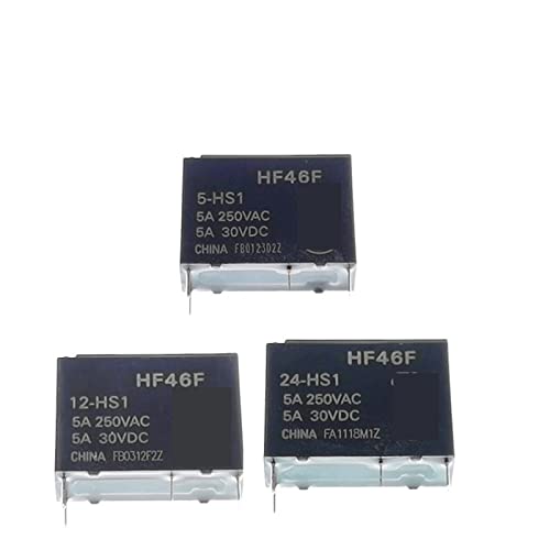 Relé HF46F-24-HS1 elimina ruidos y cortes en circuitos impresos de fuentes 24V