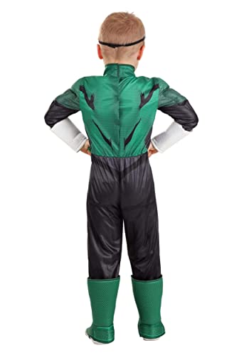 Disfraz Deluxe Linterna Verde para niño pequeño miniatura 3