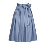 Dirndl Schürze Trachtenschürze Damen, Oktoberfest Outfit Traditionelles mit Schleife Festlich Dirndlrock für Bayrische Tracht Apron Bequem & Pflegeleicht Perfekt für Trachten und Festlichkeiten