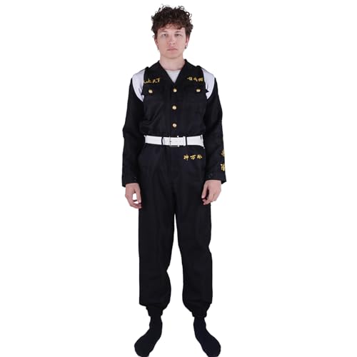 Toman Gang Uniform Overall | Disfraz de Tokyo Manji Cosplay para fans de Tokio Revengers | Talla: L