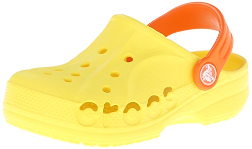 Image of Crocs Kids Unisex Baya (Toddler /Little Kid) Burst /Orange Clog /Mule 3 Little Kid M