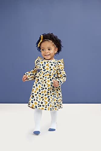 Mud Pie Baby Girls' One Size Leopard Dress and Tights2