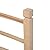 Volowoo Garden Bridge,Wooden Arc Bridge with Rails for Garden,Classic Decoration for Landscaping?Backyard Creek Pond or Farm (59.06 x 26.38 x 22.05)‘’