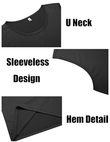 Image of COOFANDY Men's 3 Pack Workout Tank Tops Gym Muscle Tee Bodybuilding Fitness Sleeveless T Shirts