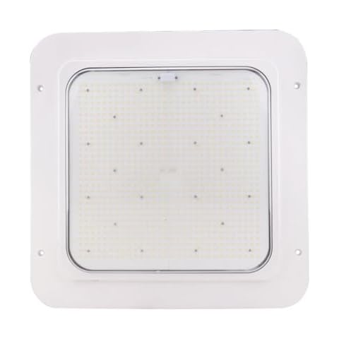 LED ENERGY PLUS 200W LED Canopy Light,28000 Lumens,600-850W HPS/HID Replacement,140 LM/W, 5700K Cool White, Waterproof Outdoor Rated, DLC&UL Listed, Gas Station, Street, Area & Outdoor Lighting, White Cover