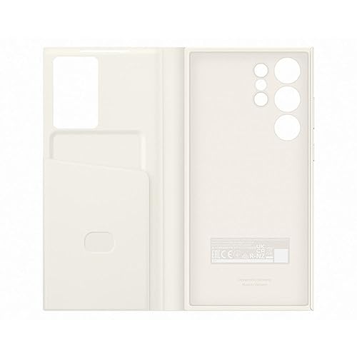 Samsung Smart View Wallet Smartphone Case EF-ZS918 für Galaxy S23 Ultra, Handy-Hülle, Kartenfach...