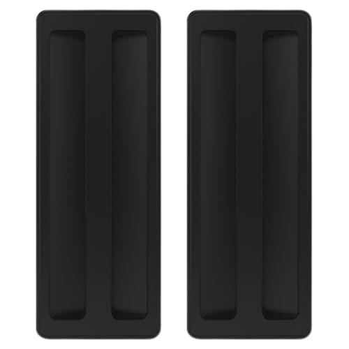 HEALLILY Cubierta Antipolvo de Silicona Negra para Uso en Cocina para Tostadora de 2 Rebanadas Accesorios de Cocina, Fácil de Limpiar y Diseño Simple Pack de 2 Piezas