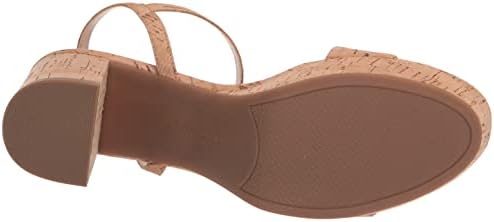 Bandolino Women's Pennie Heeled Sandal, Natural Cork 101, 11 | Image 3