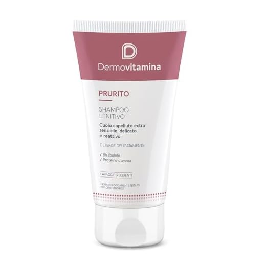 Dermovitamina Prurito Champú Lenitivo 200 ml | Champú antipicor calmante para cuero cabelludo sensible, extra sensible y delicado, de alta tolerancia cutánea para uso frecuente