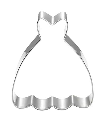 ZDYWY Princess Dress Skirt Shaped Cookie Cutter