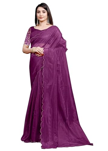 Sari traditionnel indien tissu filet vêtement mariage ethnique chic 11803