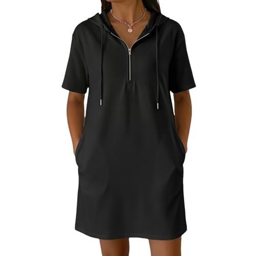 Robe sweat à capuche femme coupe décontractée finie les tenues inconfortables