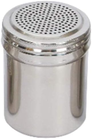 KMW Stainless Steel Dredger Without Handle - 10 Oz (2 pcs Set) | Durable & Compact Kitchen Tool for Sugar, Flour, and Spices | Small Size Perfect for Precision Dispensing