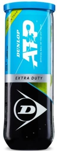 Dunlop ATP Tennis Balls (Choose from Extra Duty, Regular Duty, or Extra Duty High Altitude) - 3 Ball Can in Multi-Packs (2-24 Cans Available)