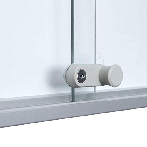 Schaukasten 6 x A4 Alu mit Schiebetüren Infokasten innen ESG Sicherheitsglas 6x DIN A4