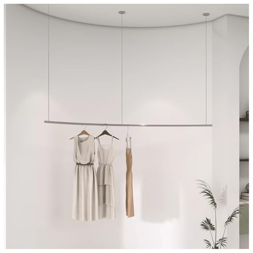 Présentoir de magasin de vêtements incurvé 140 cm pour optimiser l'espace de vente