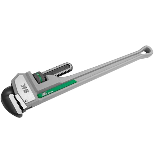 SK 24 Pipe Wrench Adjustable Plumbers Wrench Aluminum Plumbing Wrench