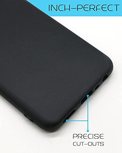 Image of Mobile Back Cover Case for Samsung M12 (Silicone Case|CameraProtection|Black SC1510)
