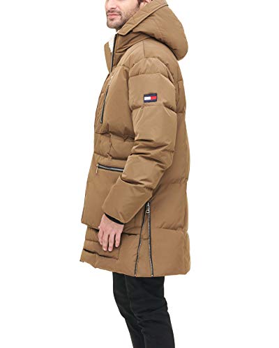 Image of Tommy Hilfiger Men's Heavyweight Quilted Sherpa Hooded Parka