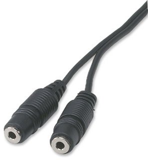 Cable divisor de audio estéreo 3.5mm de 6 pies miniatura 4