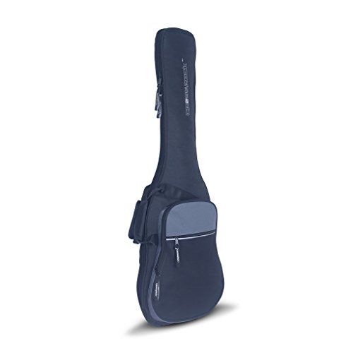 Image of Crossrock Electric Guitar Bag with 10mm Padded Backpack Straps, Black Grey