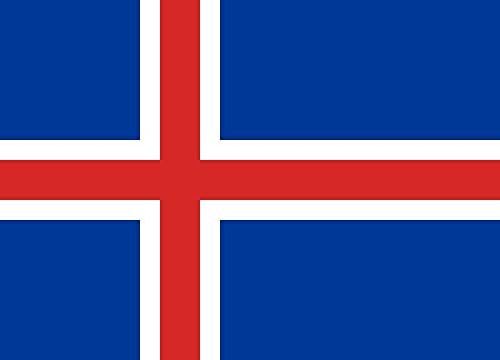 Amazon Com Iceland Flag 8ft X 5ft Huge 100 Polyester Metal Eyelets Double Stitched Patio Lawn Garden