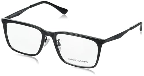 Image of Emporio Armani mens Ea3169f Low Bridge Fit Rectangular Prescription Eyewear Frames