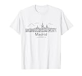 Photo Gallery madrid spagna souvenir españa skyline viaggi uomini donne maglietta Photo Gallery madrid spagna souvenir españa skyline viaggi uomini donne maglietta