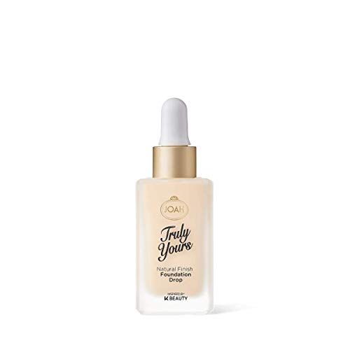 JOAH Truly Yours Natural Finish Foundation Drop - JLF110 Porcelain (Pack of 1)