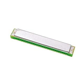 Yevison Harmonica pour enfant 24 trous Mélodie en métal et plastique Vert Créatif et utile - Les Beatles, Paul McCartney, John Lennon, RIngo Starr, George Harrison Yevison Harmonica pour enfant 24 trous Mélodie en métal et plastique Vert Créatif et utile – Image 5