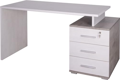 Sarmog Escritorio de 3 cajones L154 en kit