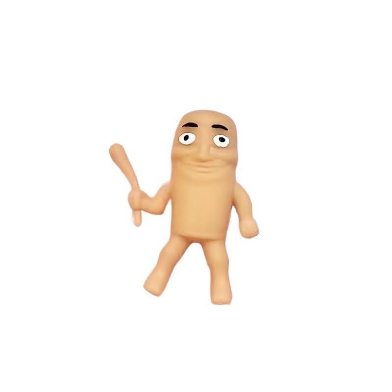 Sahar Squeeze Sammlerstück Viral Stick Man Anti-Stress-Helfer aus Holz(6 Wooden man)