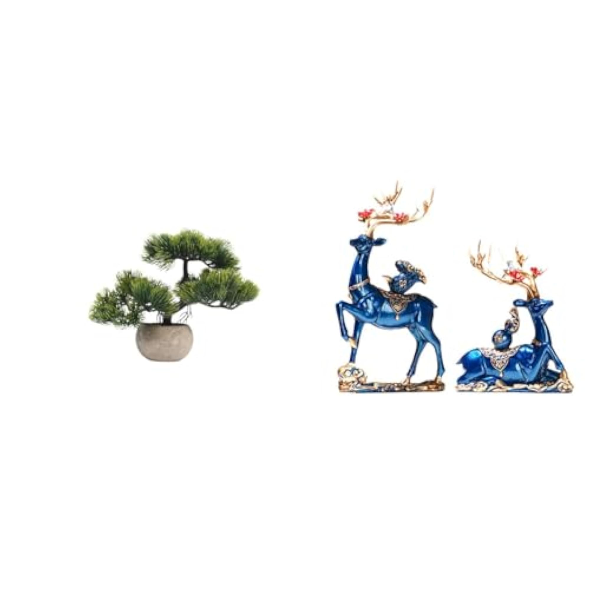 Artificial Bonsai Tree Greenery Collection Table Centerpiece