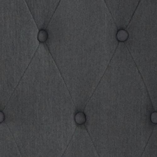 Flash Furniture Riverdale Full Size Tufted Upholstered Platform Bed In Dark Gray Fabric With Memory Foam Mattress #TOP4