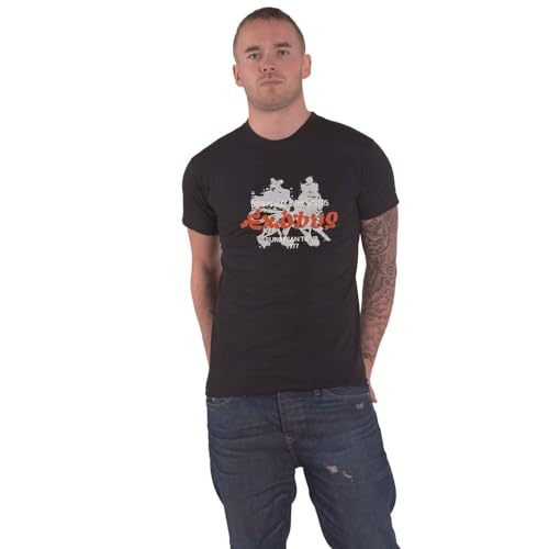 T-Shirt Bob Marley Tour 77 pour Vos Concerts et Sorties Casual Taille S