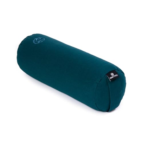 Mini traversin yoga kapok bio pour soulager le dos à la maison