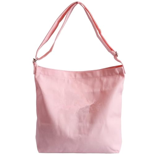 Image of Canvas Shoulder Hobo Crossbody Handbag Casual Tote for Merch