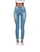 Resfeber Women's Ripped Boyfriend Jeans Cute Distressed Jeans Stretch Skinny Jeans with Hole