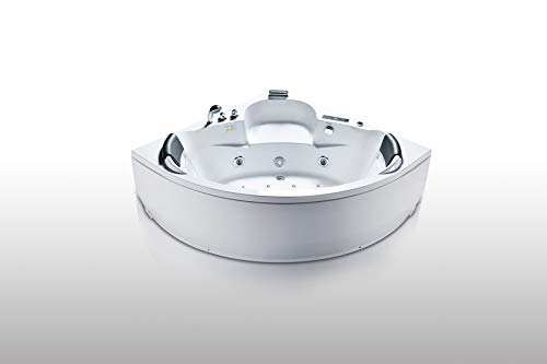 Baignoire balneo hydromassante toutes options 2 places 150x150x60